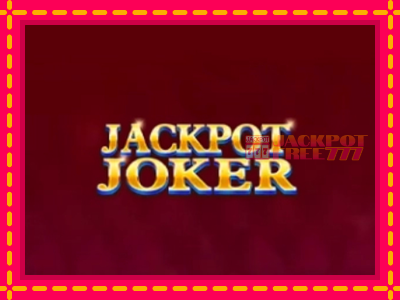 Jackpot Joker слот машина преку интернет