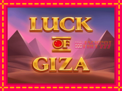 Luck of Giza слот машина преку интернет