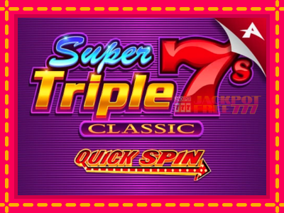 Super Triple 7s Classic слот машина преку интернет