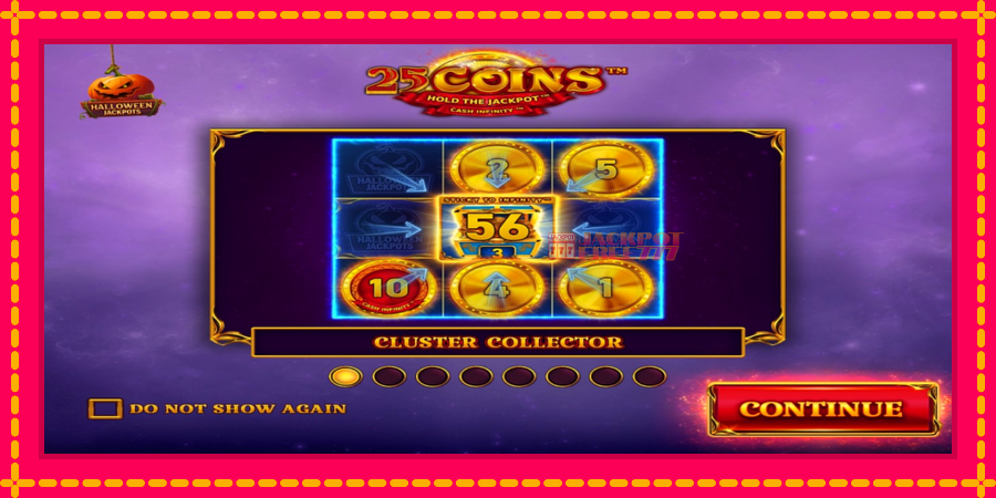 25 Coins Halloween Jackpots автомат со уникатна механика, слика 1