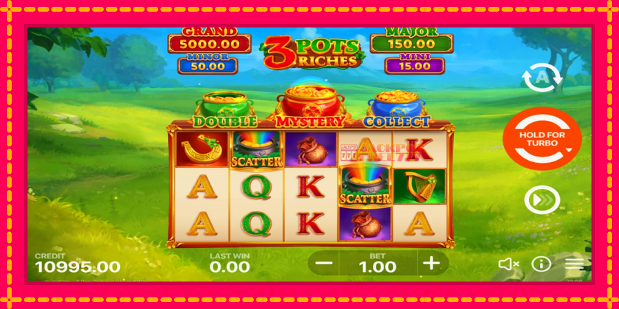 3 Pots Riches: Hold and Win автомат со уникатна механика, слика 3