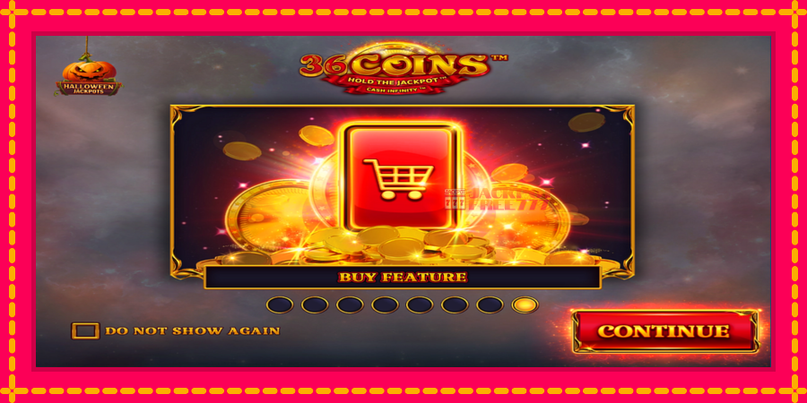 36 Coins Halloween Jackpots автомат со уникатна механика, слика 1