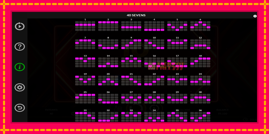 40 Sevens Buy Feature автомат со уникатна механика, слика 7