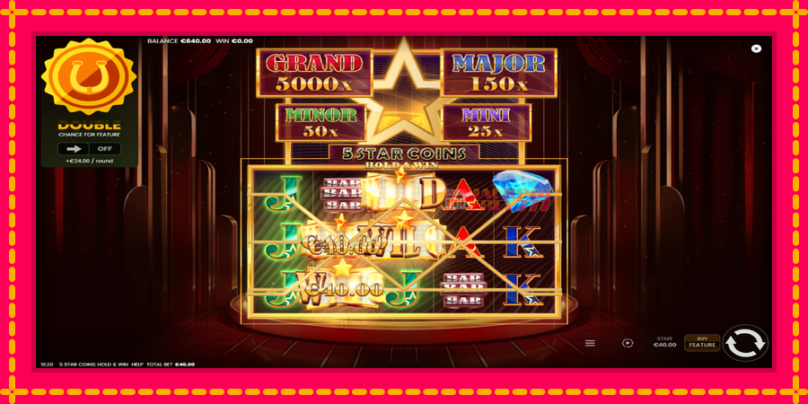 5 Star Coins: Hold & Win автомат со уникатна механика, слика 3