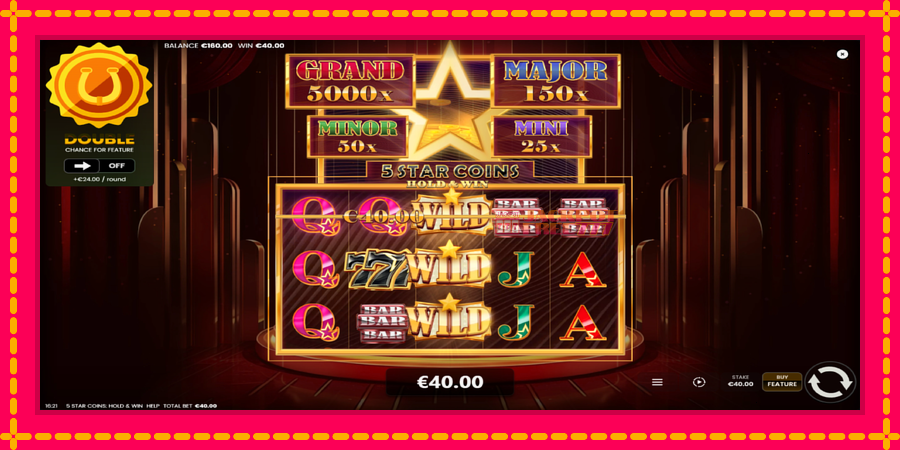 5 Star Coins: Hold & Win автомат со уникатна механика, слика 4