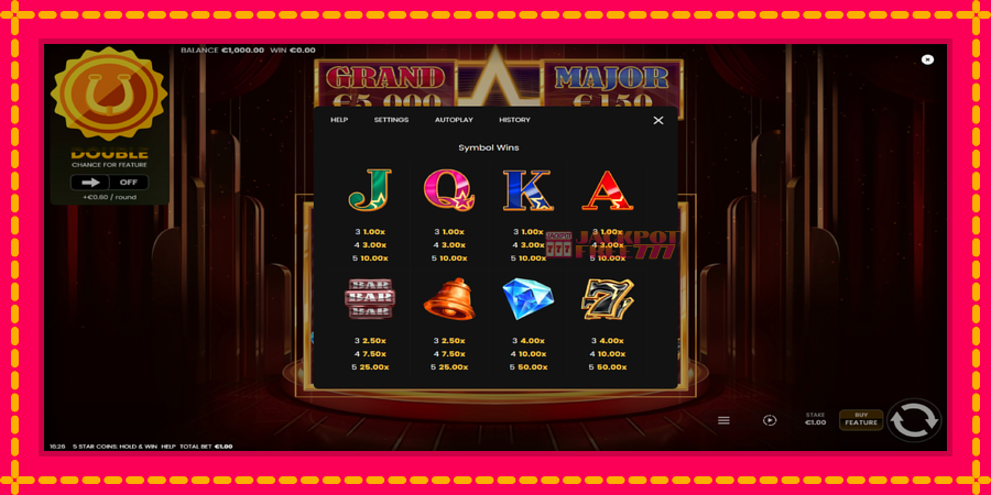 5 Star Coins: Hold & Win автомат со уникатна механика, слика 5