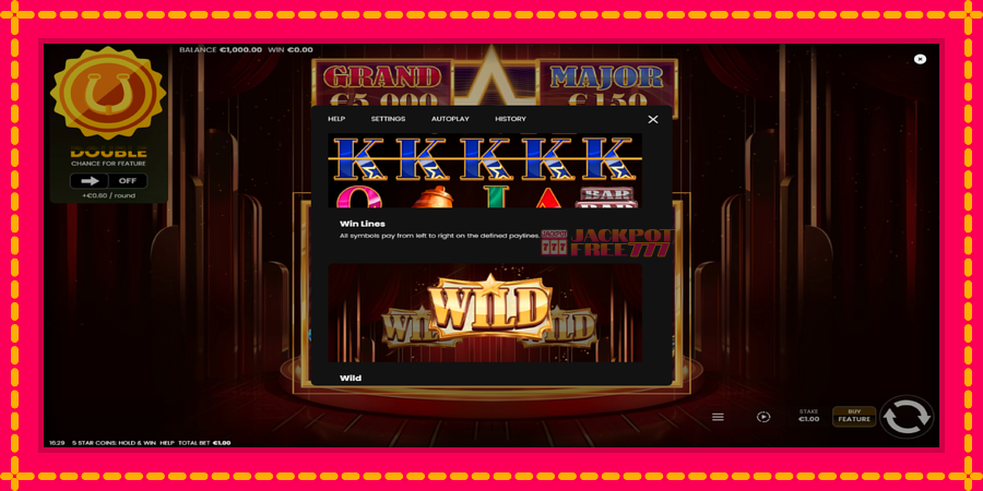 5 Star Coins: Hold & Win автомат со уникатна механика, слика 6