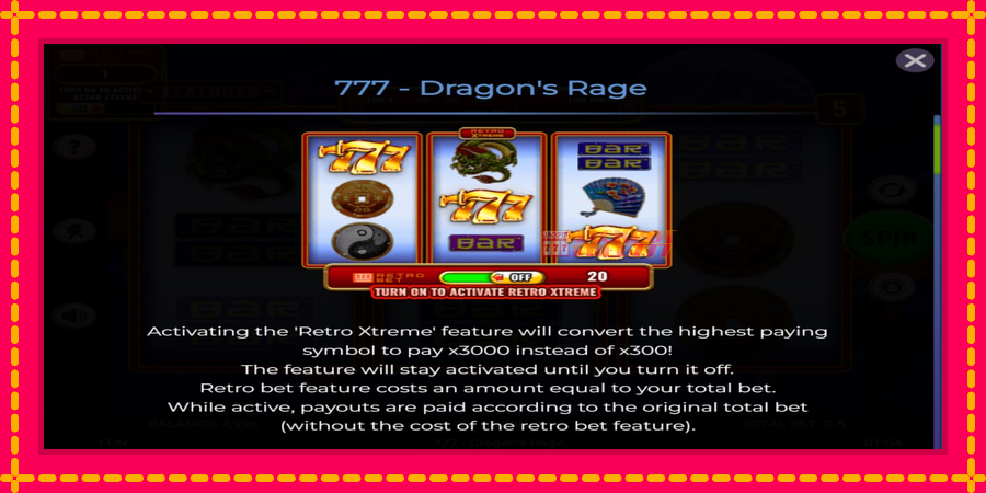 777 - Dragons Rage автомат со уникатна механика, слика 4