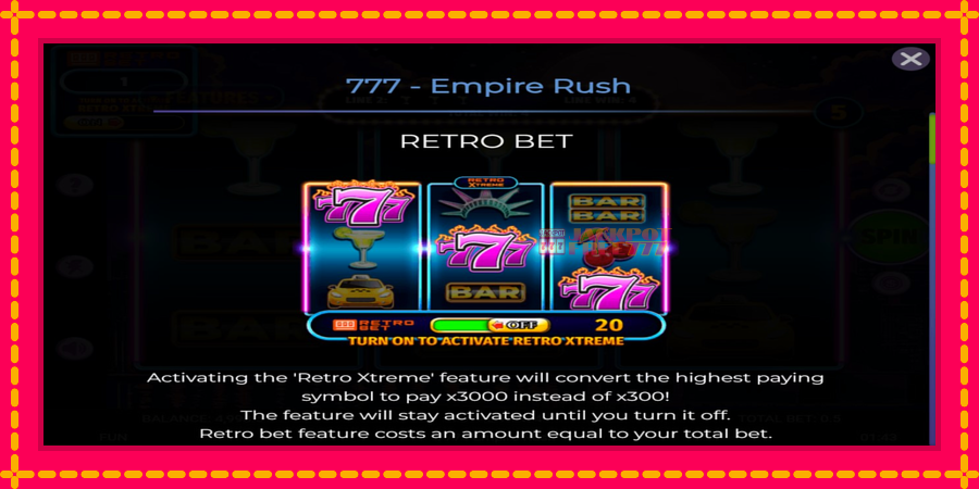 777 Empire Rush автомат со уникатна механика, слика 4