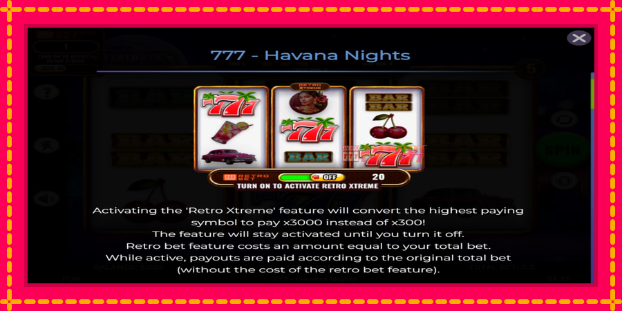 777 - Havana Nights автомат со уникатна механика, слика 4