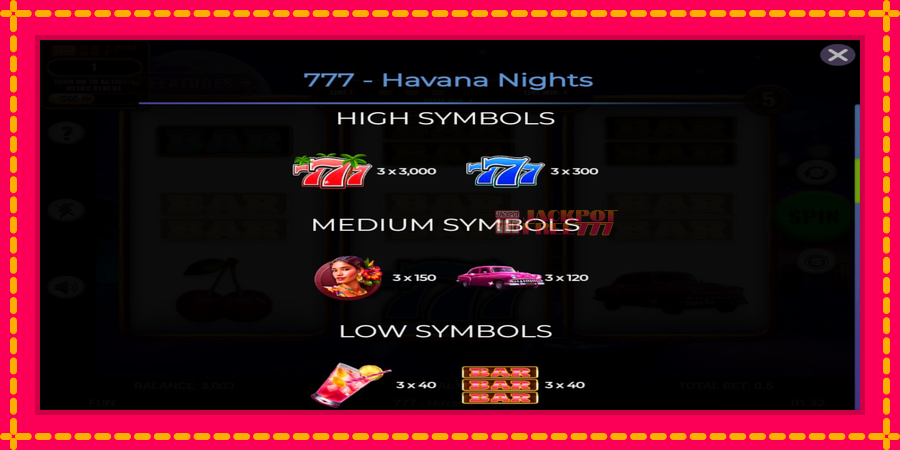 777 - Havana Nights автомат со уникатна механика, слика 5