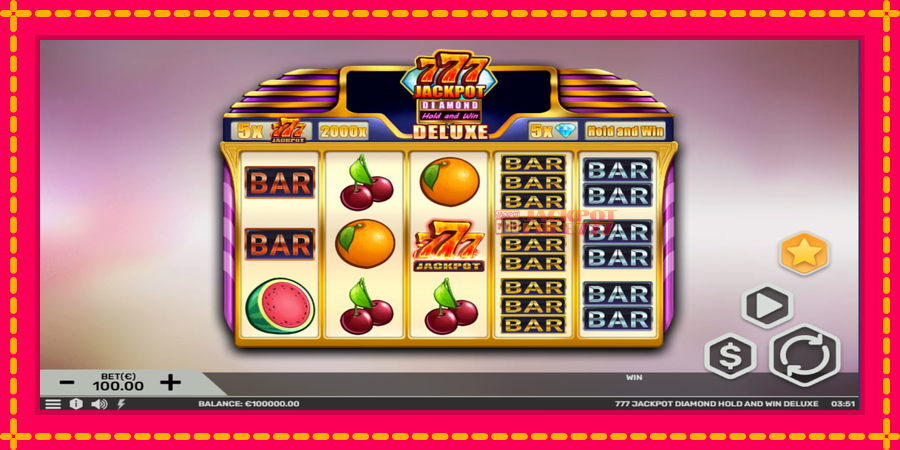 777 Jackpot Diamond Hold and Win Deluxe автомат со уникатна механика, слика 2