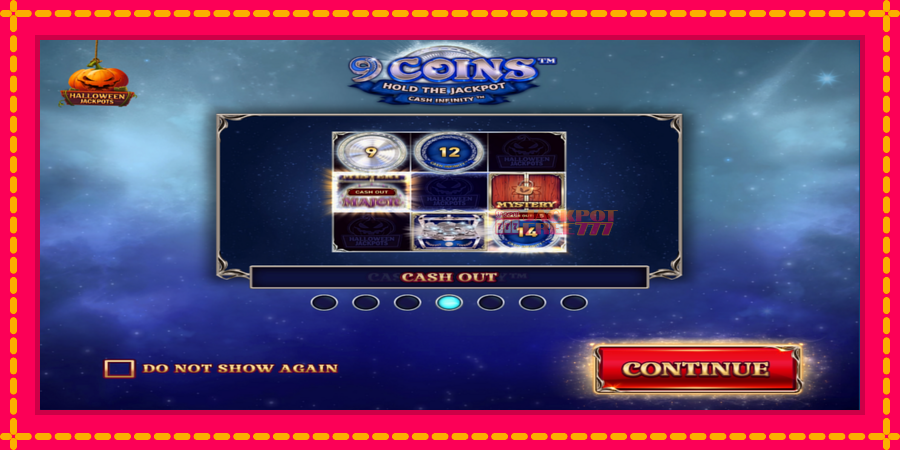 9 Coins Grand Platinum Edition Halloween Jackpot автомат со уникатна механика, слика 1