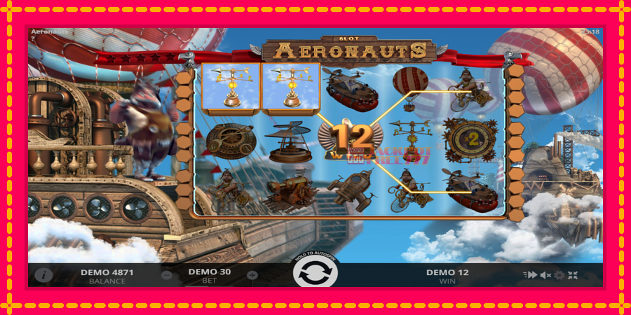 Aeronauts автомат со уникатна механика, слика 2