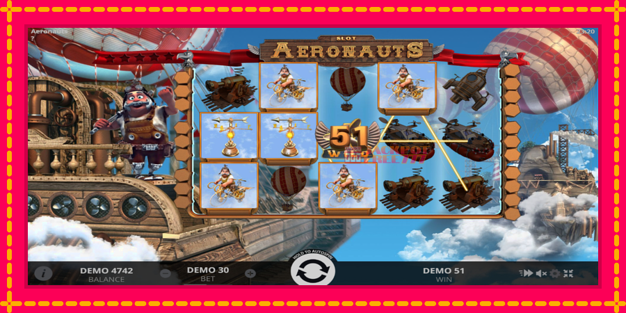 Aeronauts автомат со уникатна механика, слика 3