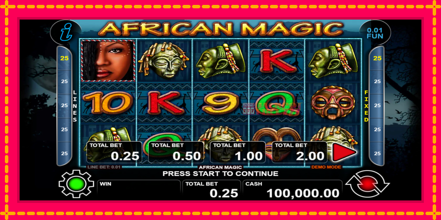 African Magic автомат со уникатна механика, слика 1