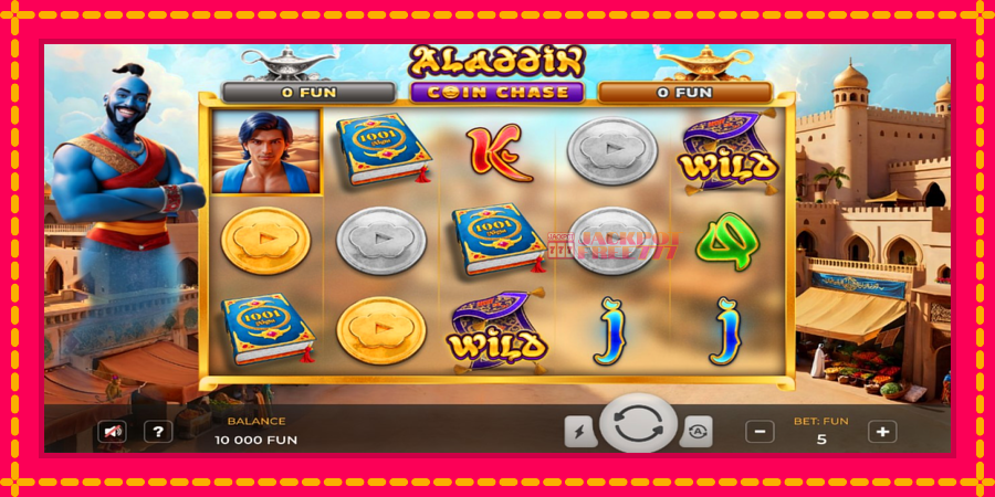 Aladdin Coin Chase автомат со уникатна механика, слика 1