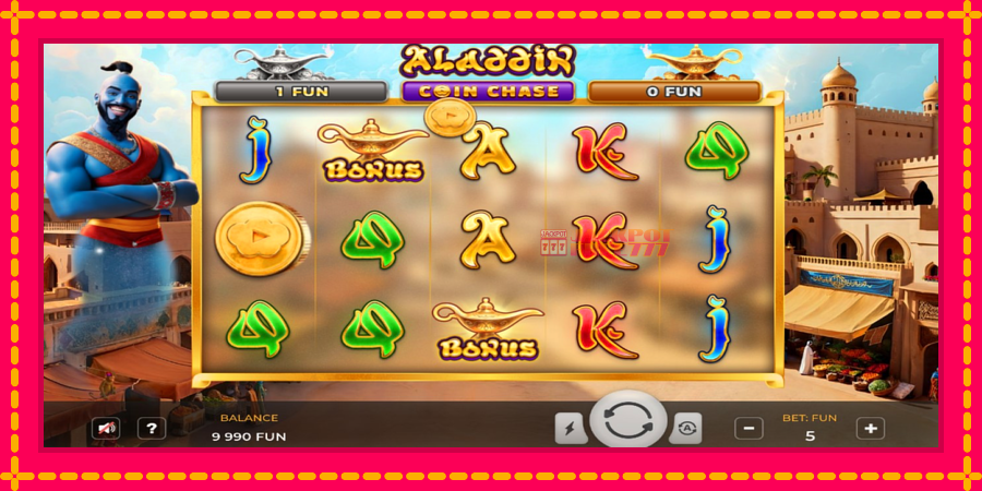 Aladdin Coin Chase автомат со уникатна механика, слика 2