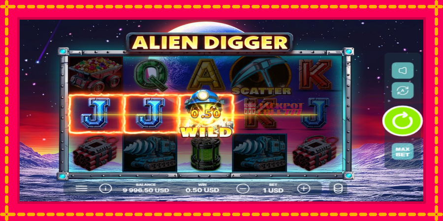 Alien Digger автомат со уникатна механика, слика 2