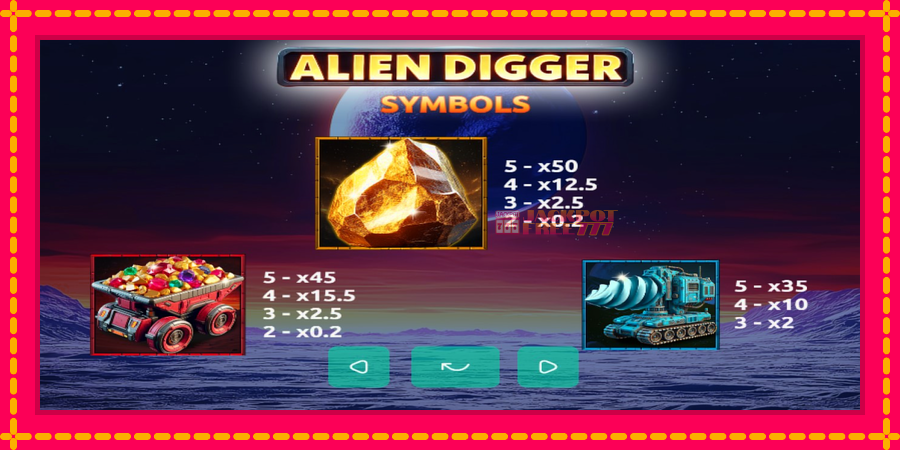 Alien Digger автомат со уникатна механика, слика 3