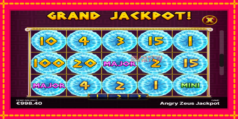 Angry Zeus Jackpot автомат со уникатна механика, слика 7