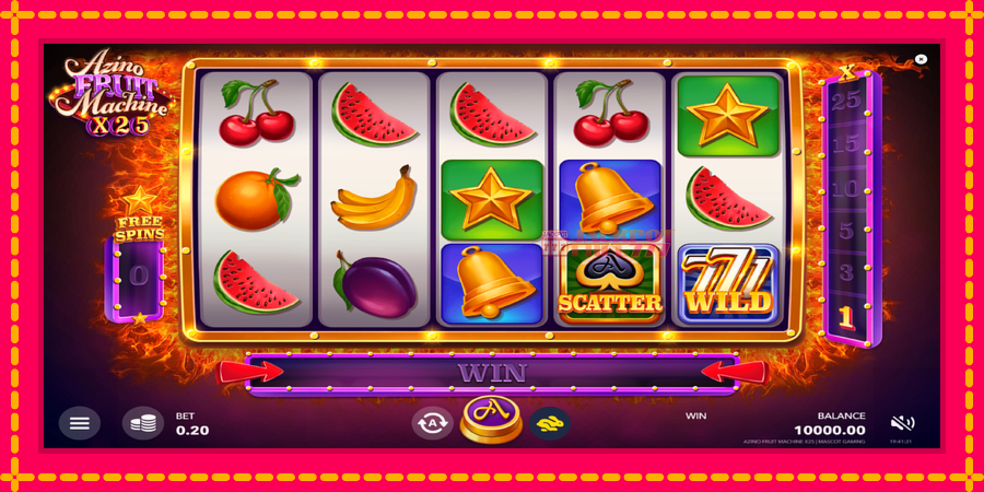 Azino Fruit Machine x25 автомат со уникатна механика, слика 2