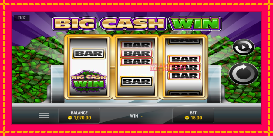 Big Cash Win автомат со уникатна механика, слика 2