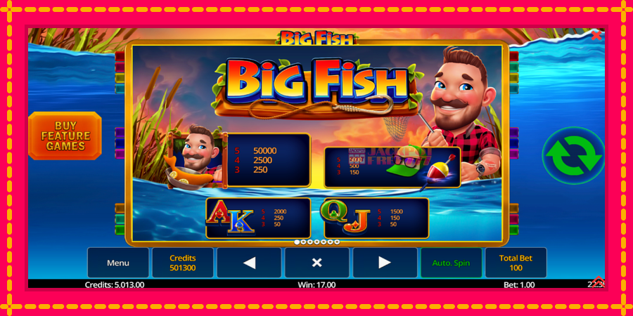 Big Fish автомат со уникатна механика, слика 5