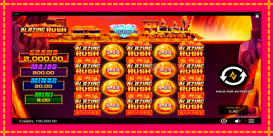 Blazing Rush Express автомат со уникатна механика, слика 1