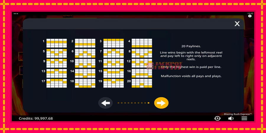 Blazing Rush Express автомат со уникатна механика, слика 7