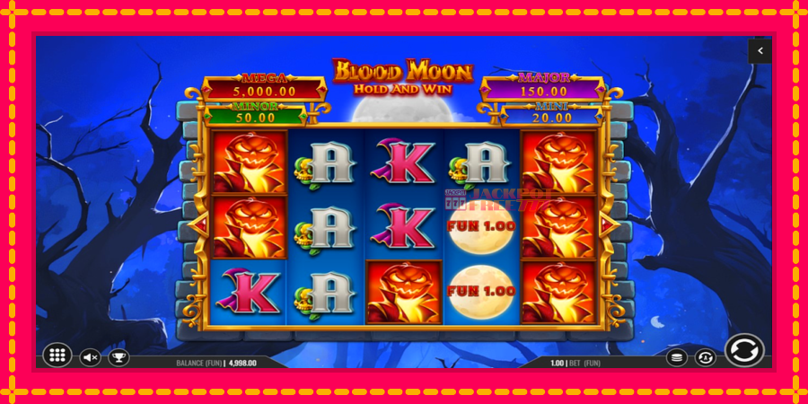 Blood Moon Hold and Win автомат со уникатна механика, слика 2