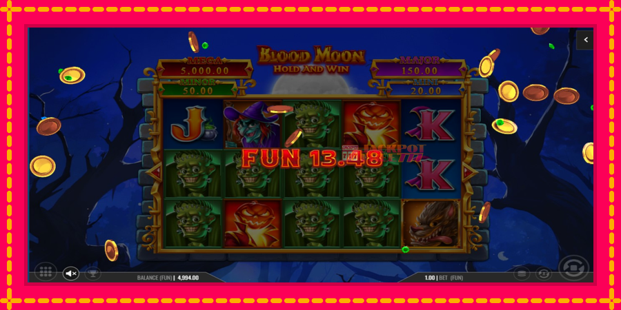 Blood Moon Hold and Win автомат со уникатна механика, слика 3