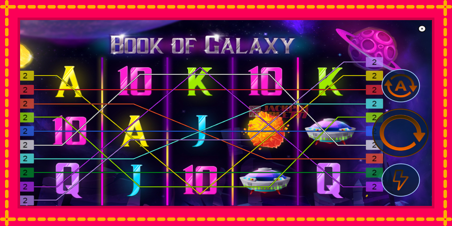 Book of Galaxy автомат со уникатна механика, слика 2