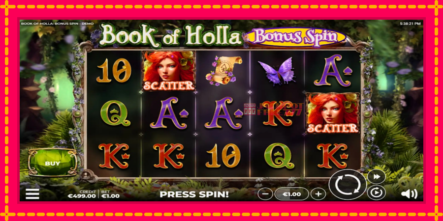 Book of Holla: Bonus Spin автомат со уникатна механика, слика 2