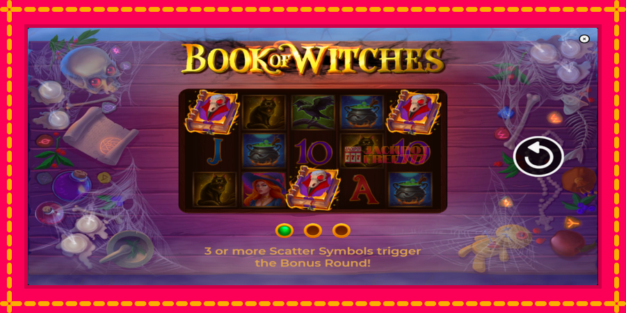 Book of Witches автомат со уникатна механика, слика 1