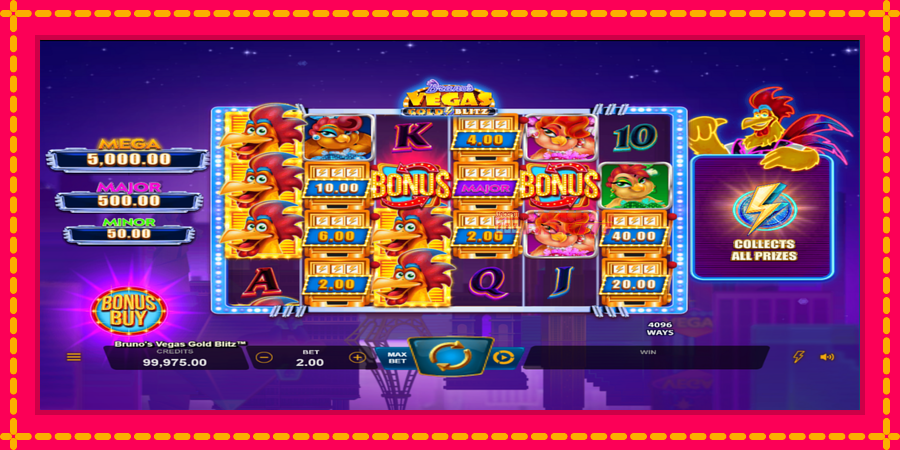 Brunos Vegas Gold Blitz автомат со уникатна механика, слика 1