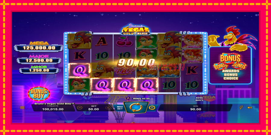 Brunos Vegas Gold Blitz автомат со уникатна механика, слика 2