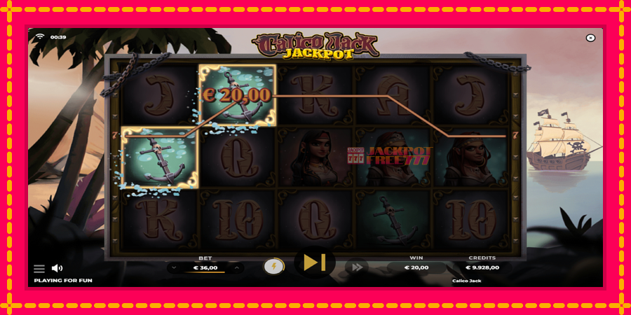 Calico Jack Jackpot автомат со уникатна механика, слика 2