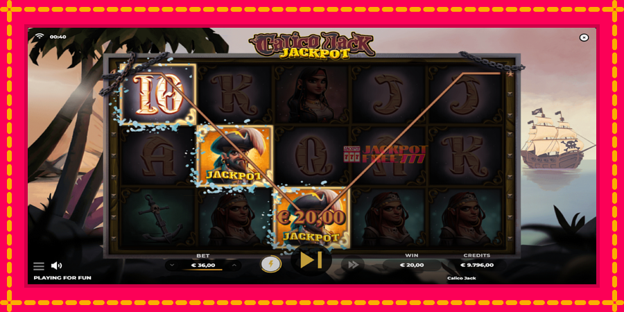 Calico Jack Jackpot автомат со уникатна механика, слика 4