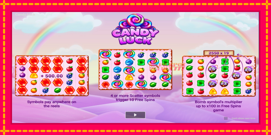 Candy Luck автомат со уникатна механика, слика 1