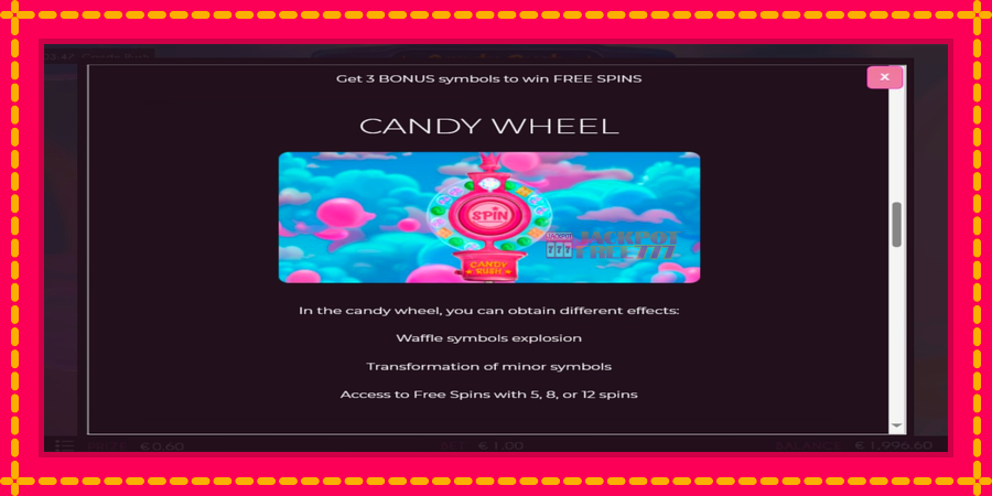 Candy Rush автомат со уникатна механика, слика 6