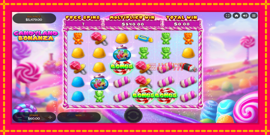 Candyland Bonanza автомат со уникатна механика, слика 4