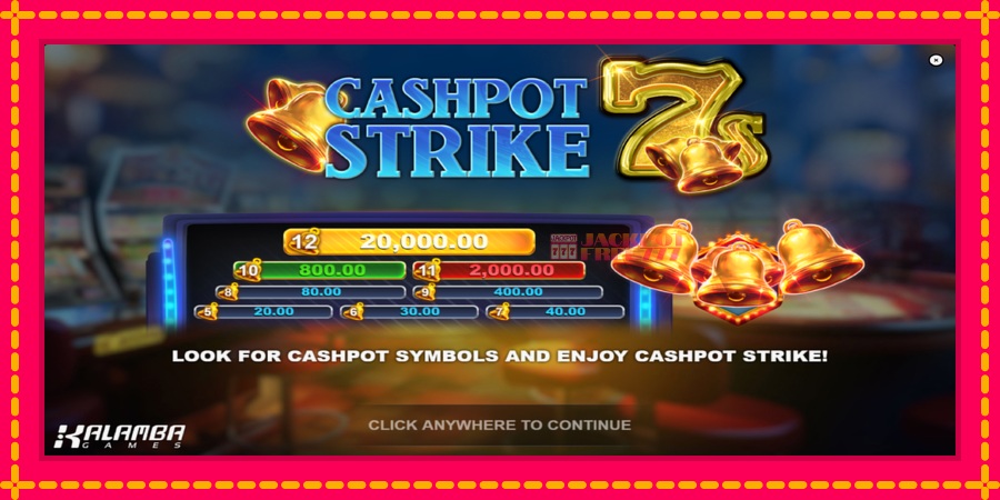 Cashpot Strike 7s автомат со уникатна механика, слика 1