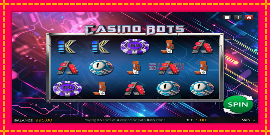 Casino Bots автомат со уникатна механика, слика 1