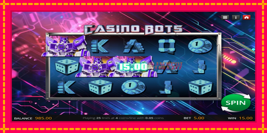 Casino Bots автомат со уникатна механика, слика 2