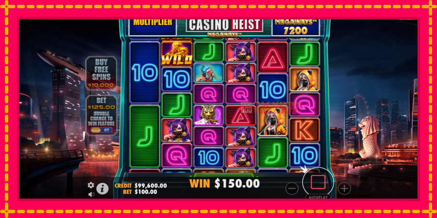 Casino Heist Megaways автомат со уникатна механика, слика 3