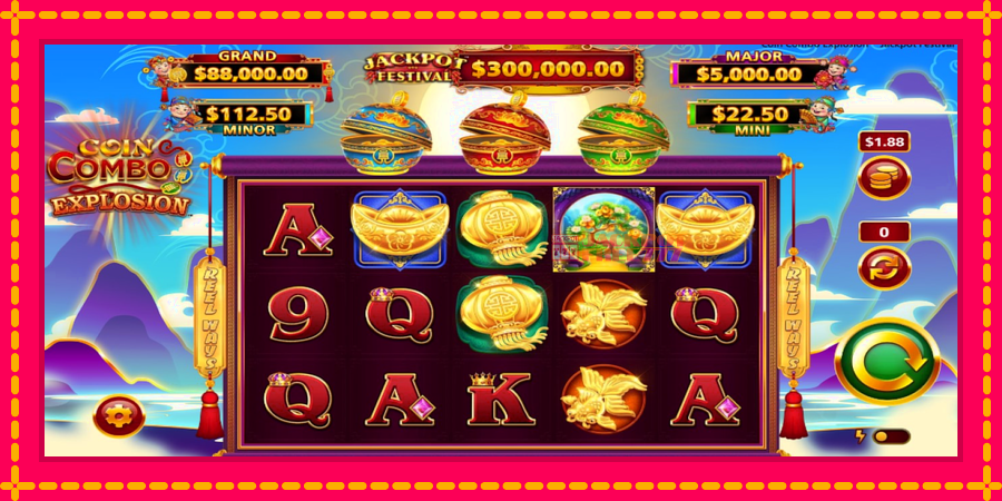 Coin Combo Explosion Jackpot Festival автомат со уникатна механика, слика 1