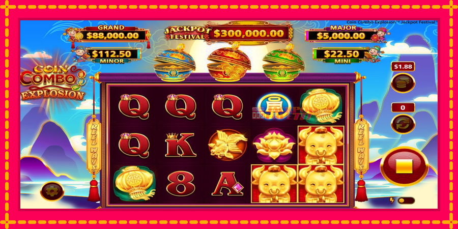 Coin Combo Explosion Jackpot Festival автомат со уникатна механика, слика 2