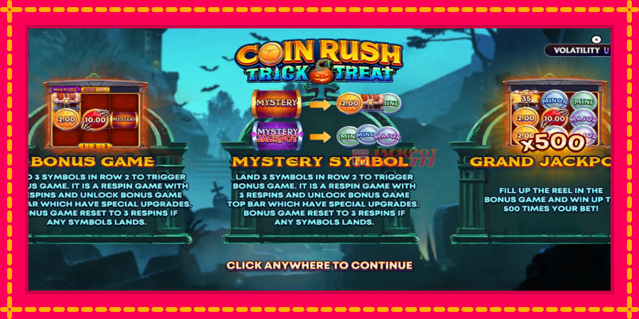 Coin Rush: Trick o Treat автомат со уникатна механика, слика 1