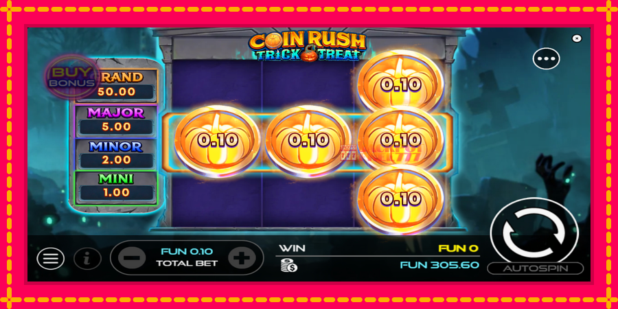 Coin Rush: Trick o Treat автомат со уникатна механика, слика 3